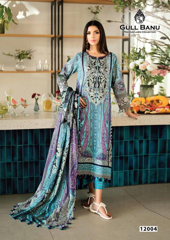 Gull aahmed gull banu vol-12 wholesaler of salwar suits in kolkata